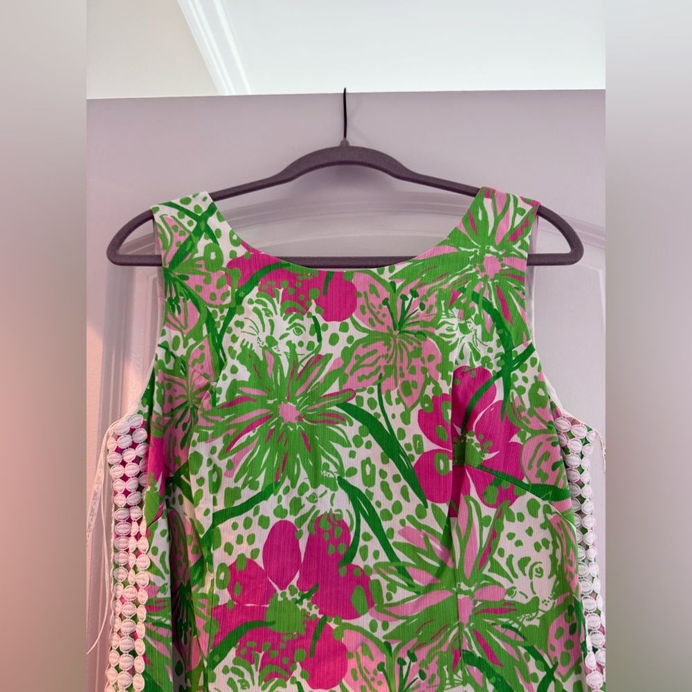 LILLY PULITZER | Hidden Tiger Mila Shift Dress Size 14 - Picture 2 of 5
